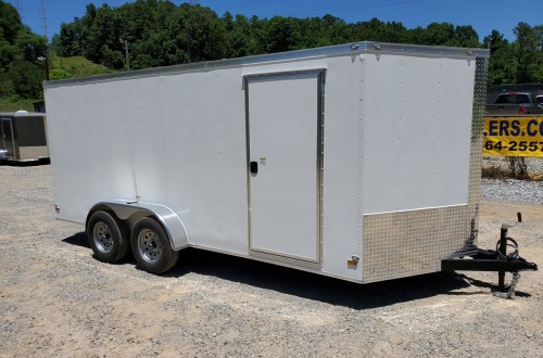 7x16 Enclosed Tandem Axle Trailer 7x16 Enclosed Tandem Axle Trailer