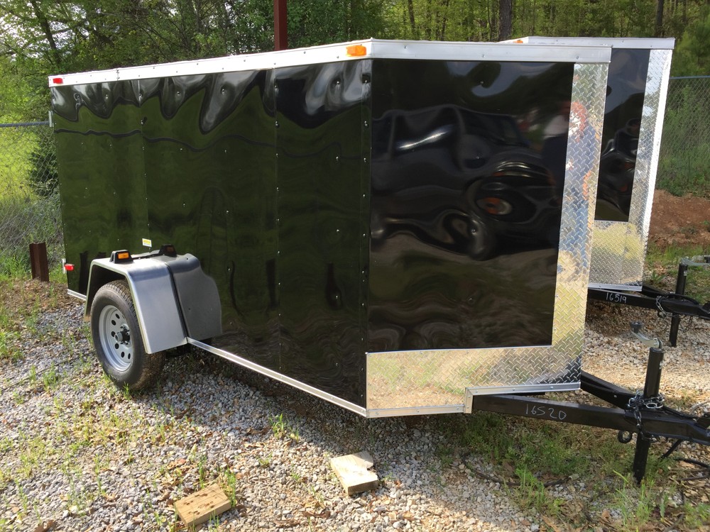 5x10 Enclosed Single Axle Trailer