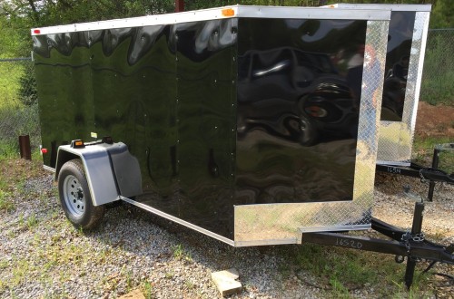 5x10 Enclosed Single Axle Trailer